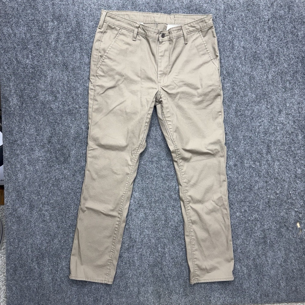 Levis straight Commuter khaki jeans pants chino men's size 36 36x32